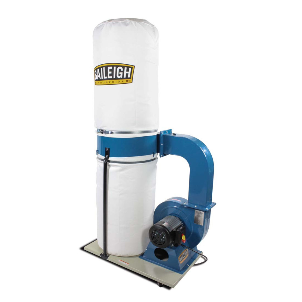Baileigh DC-1650B Bag Style Dust Collector 220V 1 Phase 2HP - Intensery