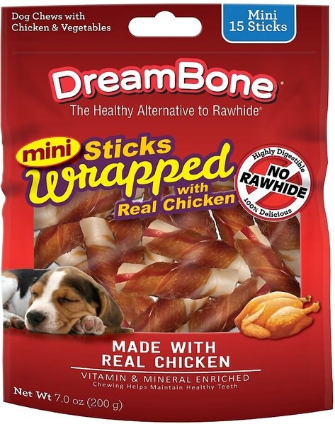 DreamBone Chicken Wrapped Stick Dog Treat - Intensery