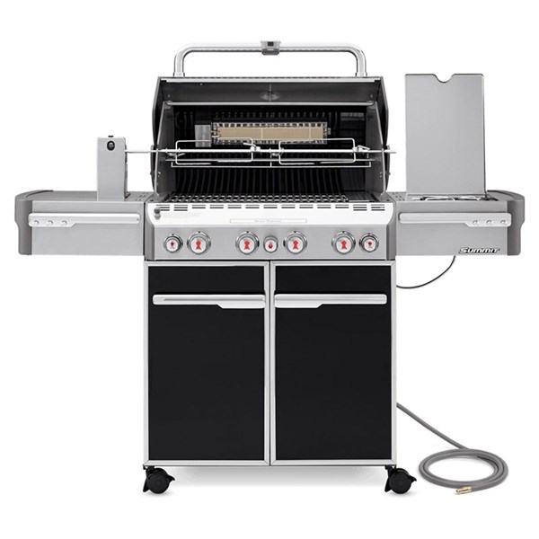 Summit E-470 Gas Grill (NG) - Black - Intensery