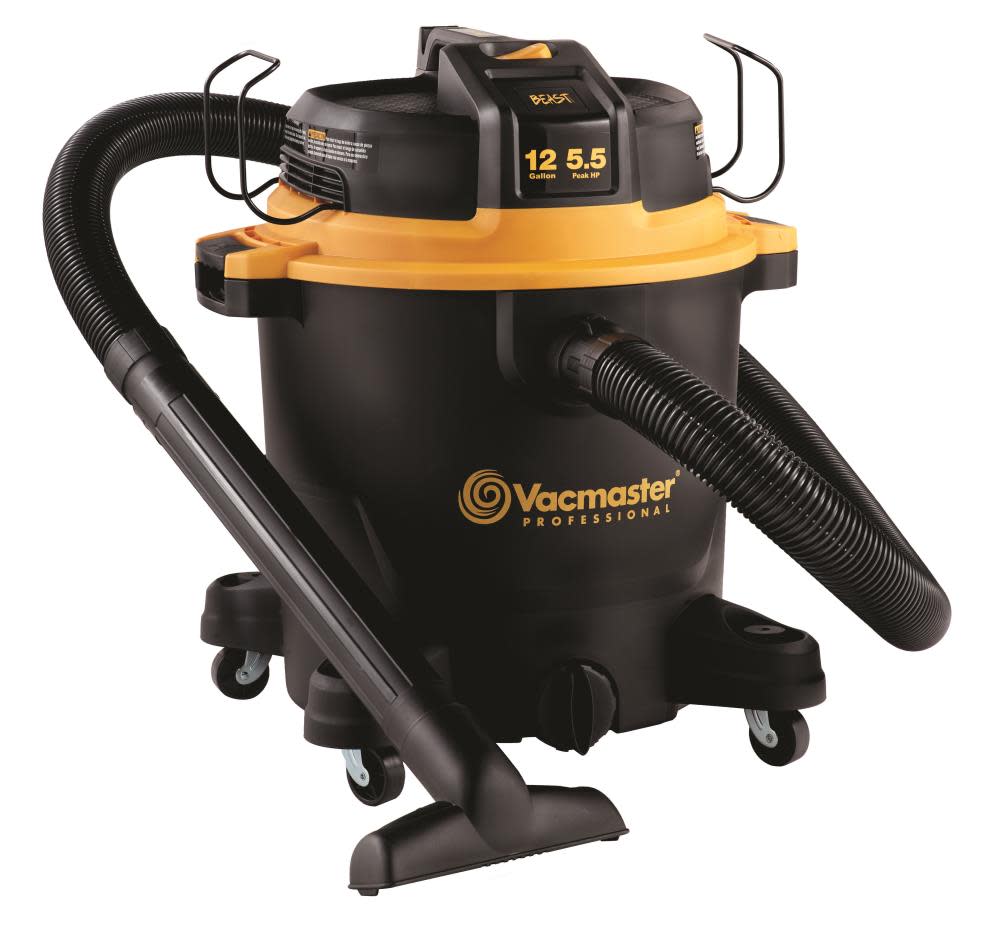 12 Gallon Professional Wet/Dry Vac， Beast Series - Intensery