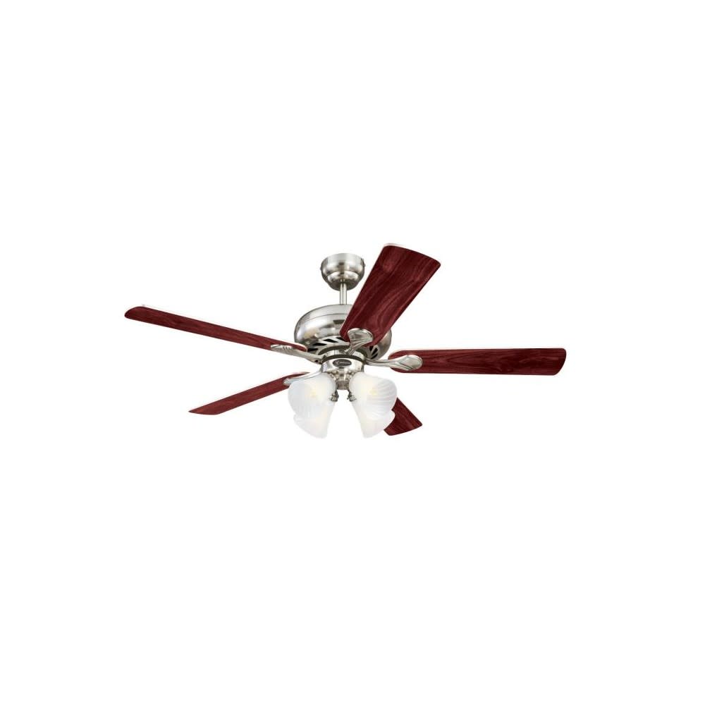 Westinghouse 52 Swirl Brushed Nickel LED Indoor Ceiling Fan - Intensery