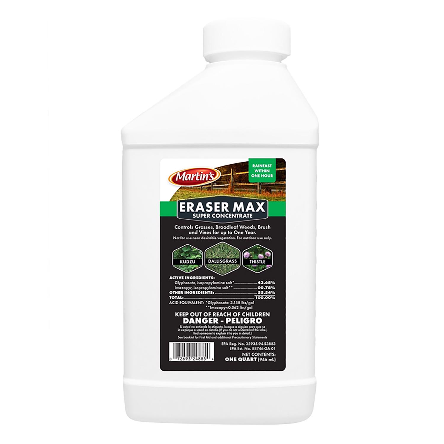 Martin\u0027s Eraser Max Vegetation Herbicide Concentrate 1 qt - Intensery