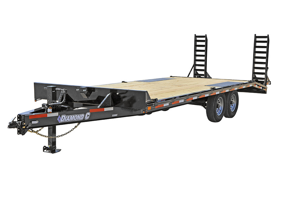 22 Ft. x 102 In. Heavy Duty Deck Over Equipment Trailer with Max Ramps - Intensery