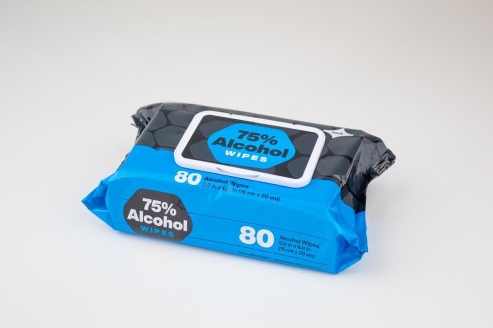 75% Alcohol Wipes， 1 Pack/ 80 Wipes - Intensery