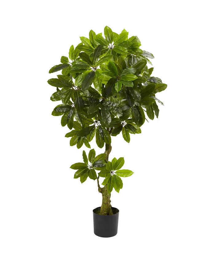 Nearly Natural Scheffler 5' Artificial Indoor Outdoor Tree - Intensery