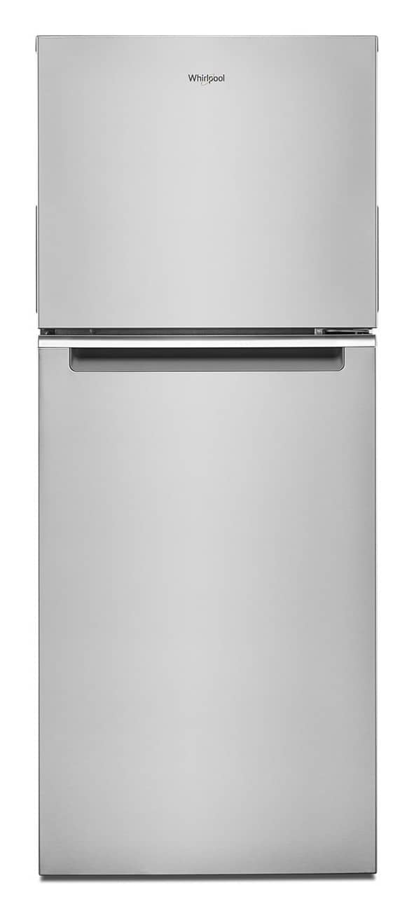 Whirlpool ADA 24 Fingerprint Resistant Stainless Steel Small Space Top-Freezer Refrigerator - Intensery