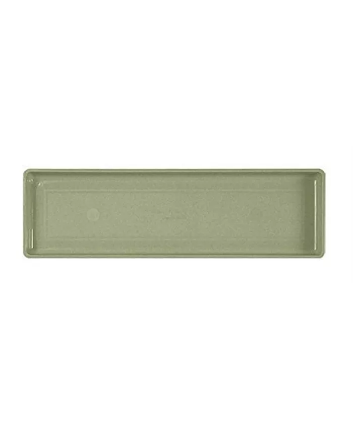 Novelty Flower Box Tray， 30 Inch， Sage - Intensery
