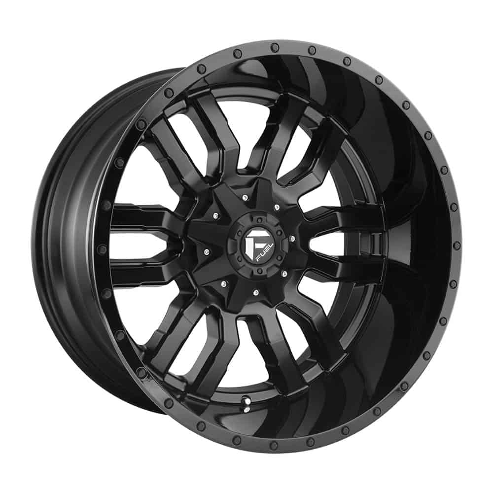 Fuel 1PC D596 SLEDGE D596 17X9 6X135/5.5 MT-BLK-GBL 02MM - Intensery