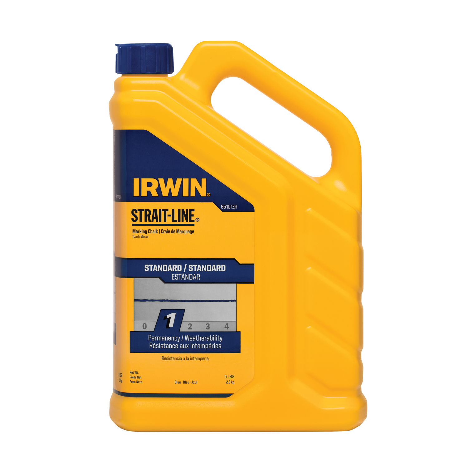 Irwin Strait-Line 5 lb Temporary Marking Chalk Blue 1 pk - Intensery