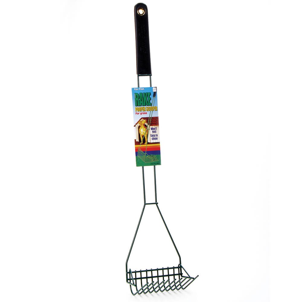 Four Paws Wire Rake Scooper for Grass - Four Paws 100203170 - Intensery