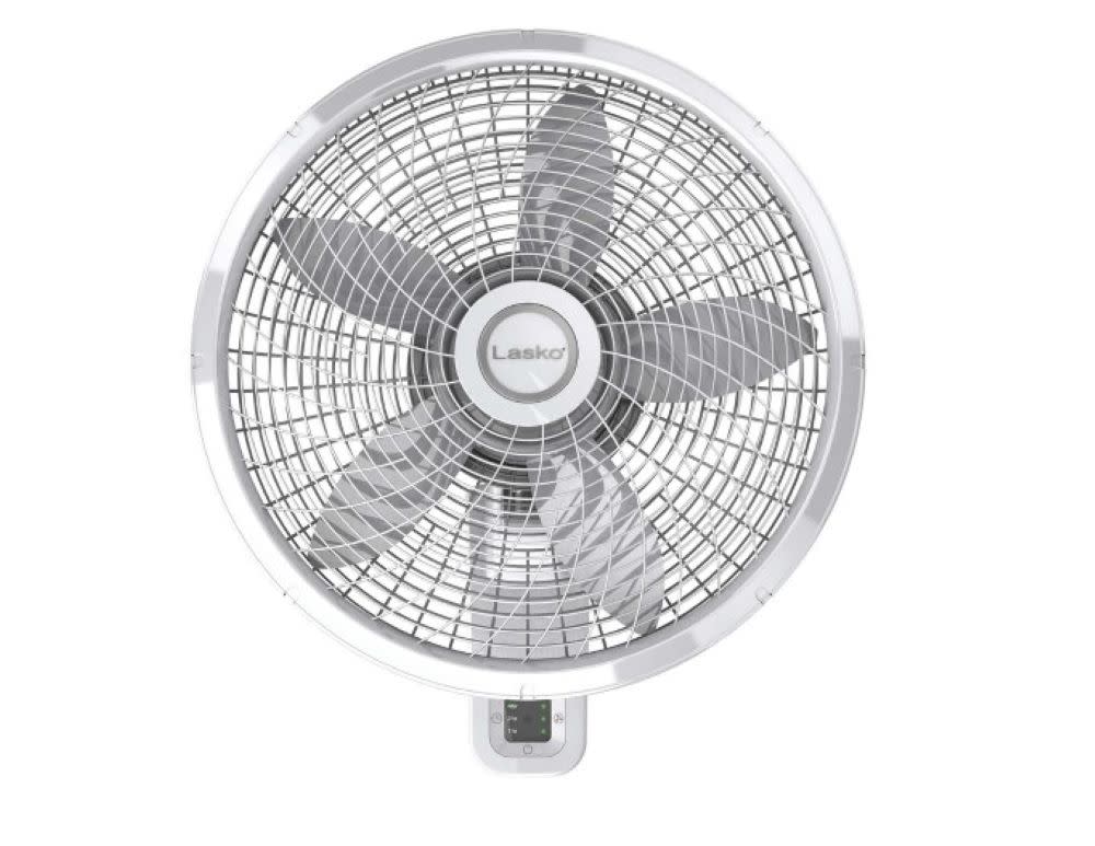 Lasko Oscillating Wall Mount Fan 22.5 H X 18 D 3 Speed - Intensery