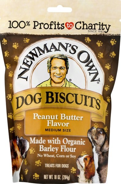 Newman's Own Peanut Butter Flavor Medium Size Dog Treats - Intensery
