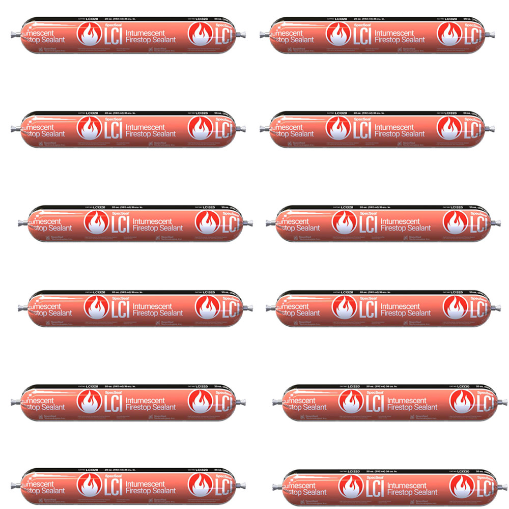 SpecSeal LCI Intumescent Firestop Sealant 12pk - Intensery