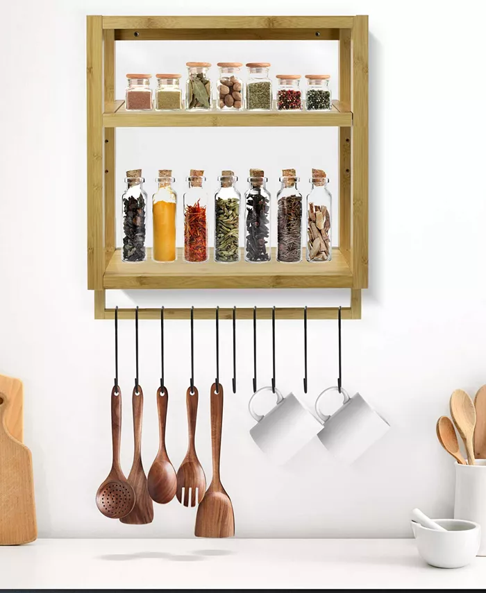 Sorbus Kitchen Shelf and Towel Rack - Intensery