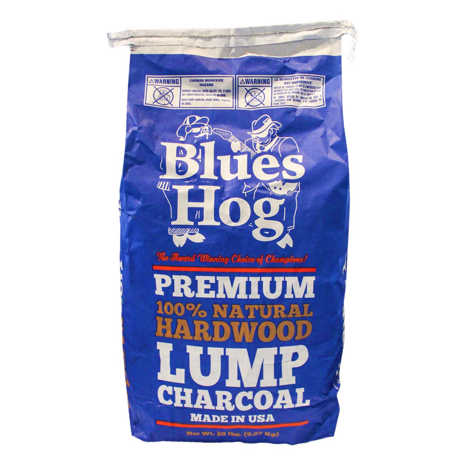 Blues Hog All Natural Hardwood Lump Charcoal 20 lb - Intensery