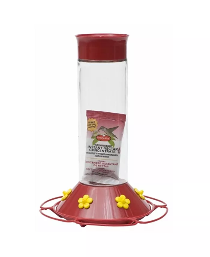 WoodStream 209B 30 Oz Clear Glass Hummingbird Feeder - Intensery