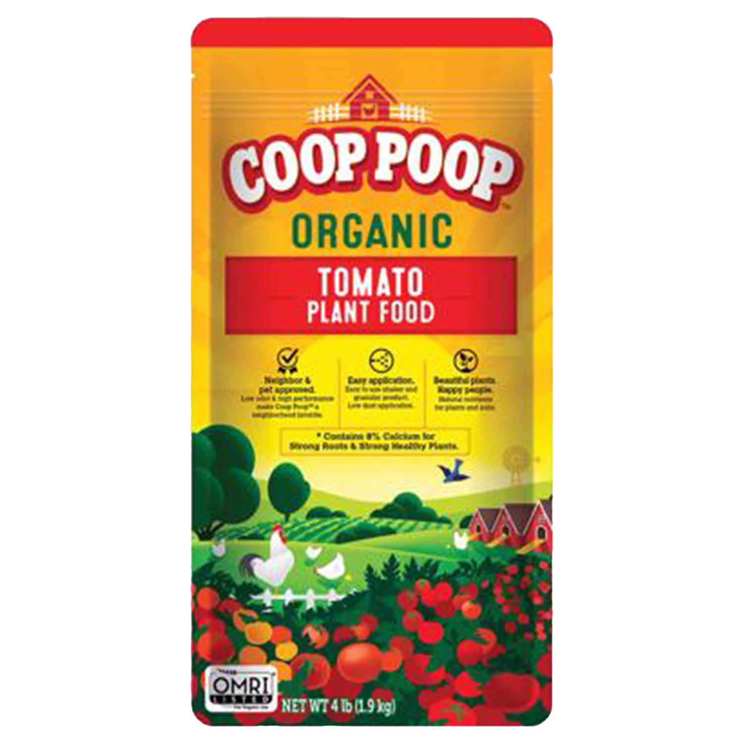 Coop Poop Organic Soil Tomato Plant Food 4 lb - Intensery