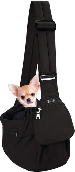 SlowTon Adjustable Hard Bottom Support Cat and Dog Sling - Intensery