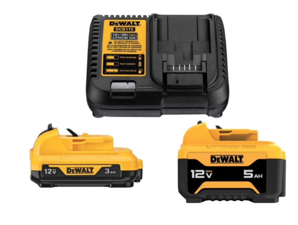DEWALT 12V Starter Kit 3Ah and 5Ah Battery with Charger - Intensery