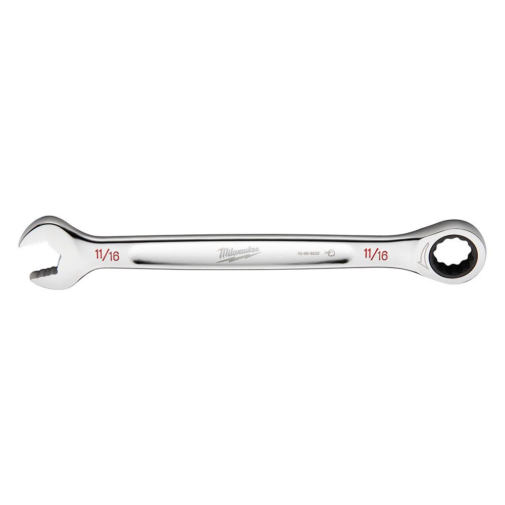Milwaukee 11/16 in. SAE Ratcheting Combination Wrench 45-96-9222 from Milwaukee - Intensery