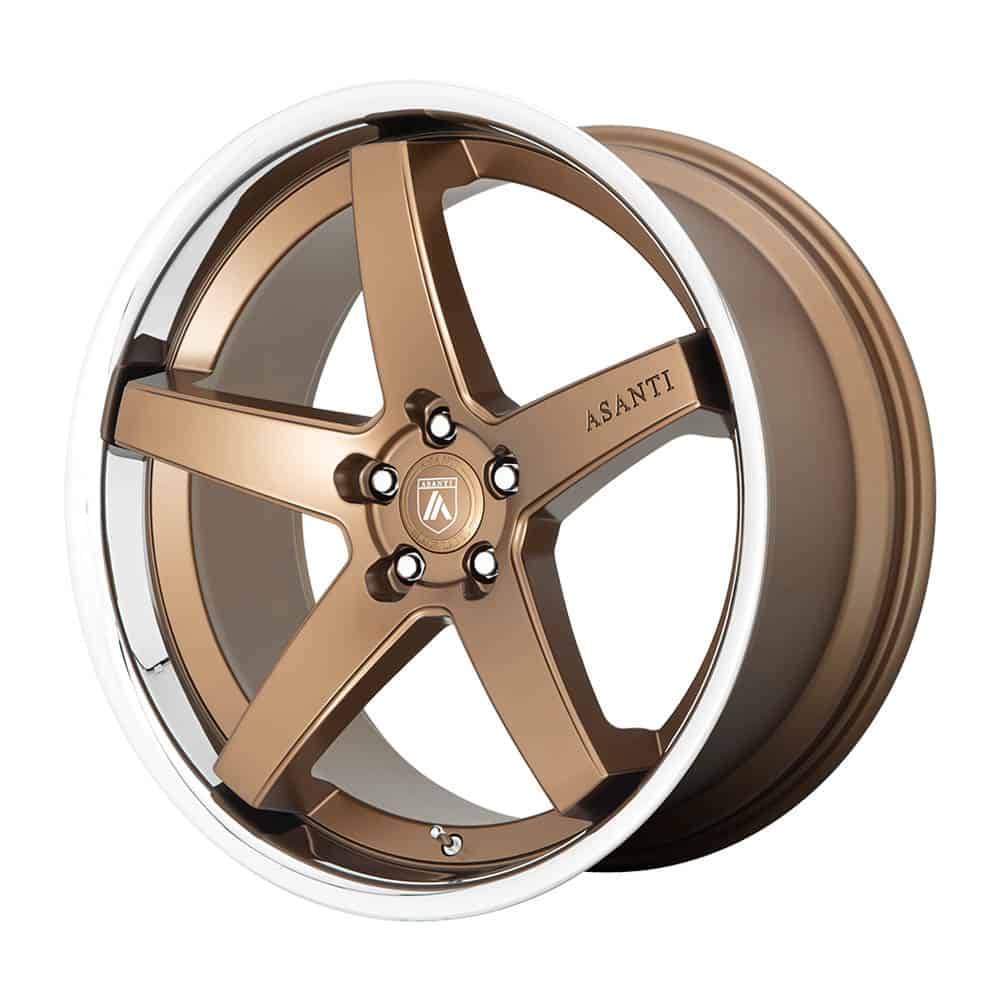 Asanti Black ABL31 REGAL AB31 22X10.5 5X112 S-BRZ CHR LP 35MM - Intensery