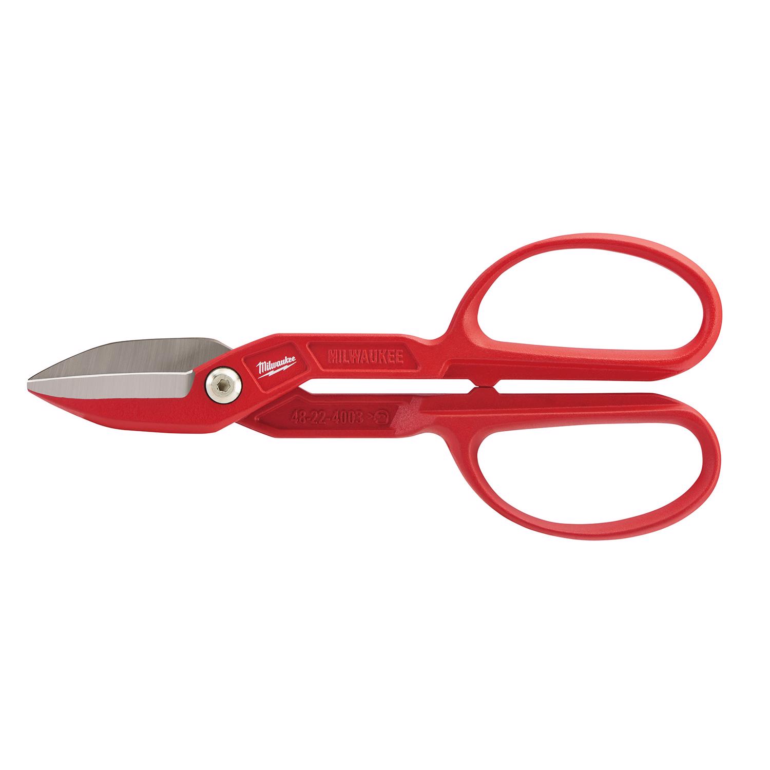 Milwaukee 10 in. Forged Alloy Steel Tinner Snips 24 Ga. 1 pk - Intensery