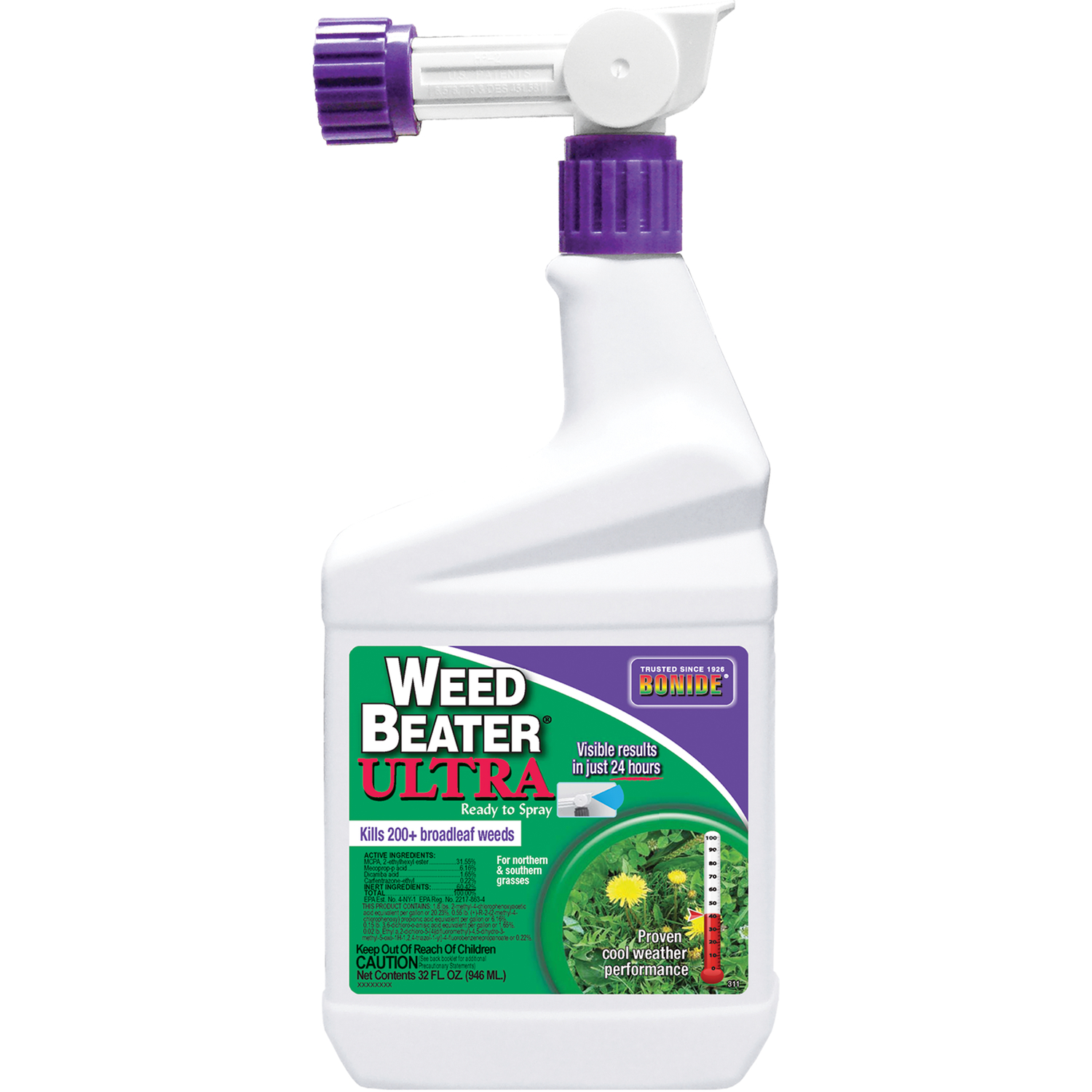 Bonide Weed Beater Weed Killer RTS Hose-End Concentrate 32 oz - Intensery