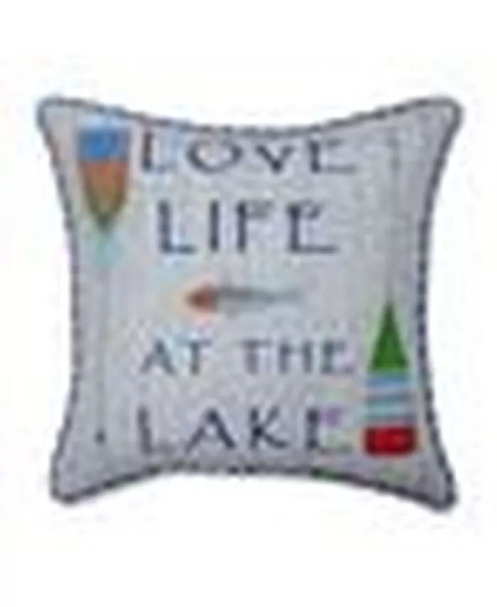 Pillow Perfect Love Life At The Lake Throw Pillow - Intensery