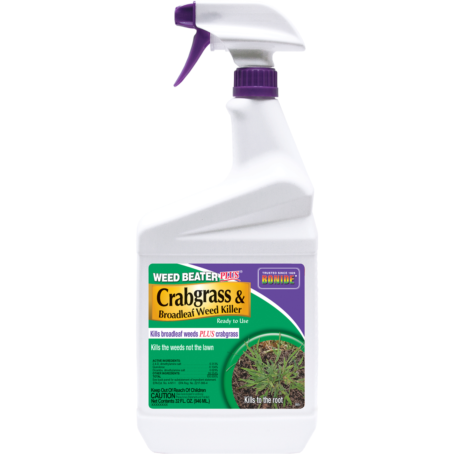 Bonide Weed Beater Plus Weed and Crabgrass Killer RTU Liquid 32 oz - Intensery