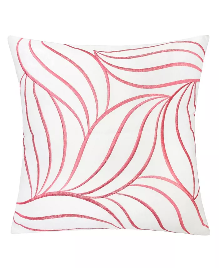 Homey Cozy Melanie Embroidery Square Decorative Throw Pillow - Intensery