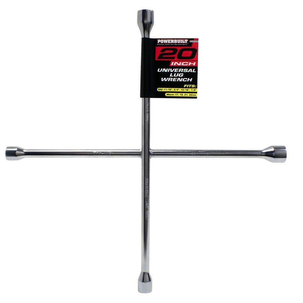 Powerbuilt Tools 940559 Powerbuilt Four Way SAE Lug Wrenches - Intensery