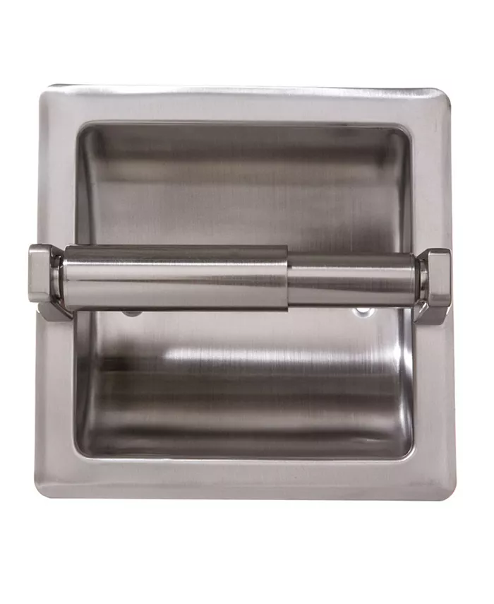 Arista Bath Products Arista Recessed Toilet Paper Holder Satin - Intensery