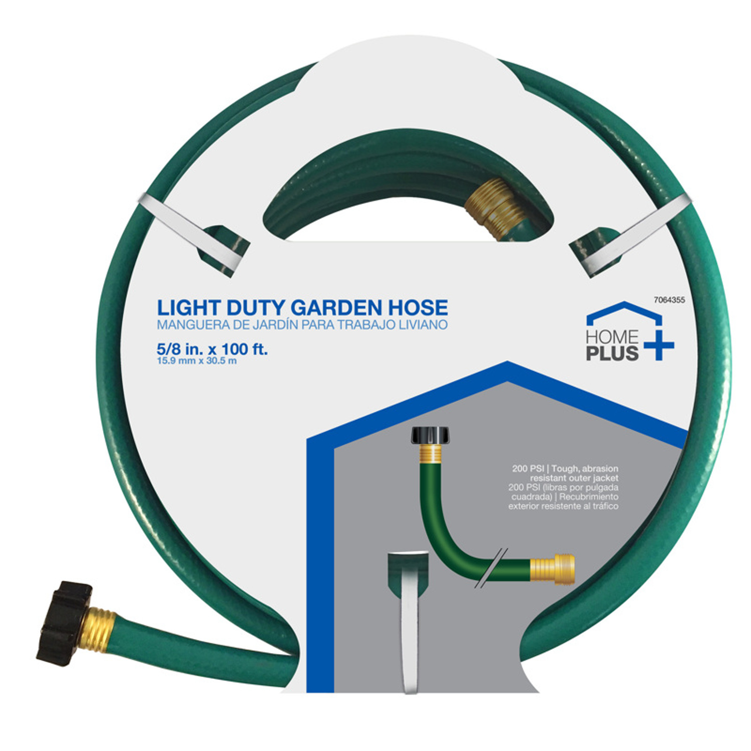 Home Plus 5/8 in. D X 100 ft. L Light Duty Garden Hose - Intensery