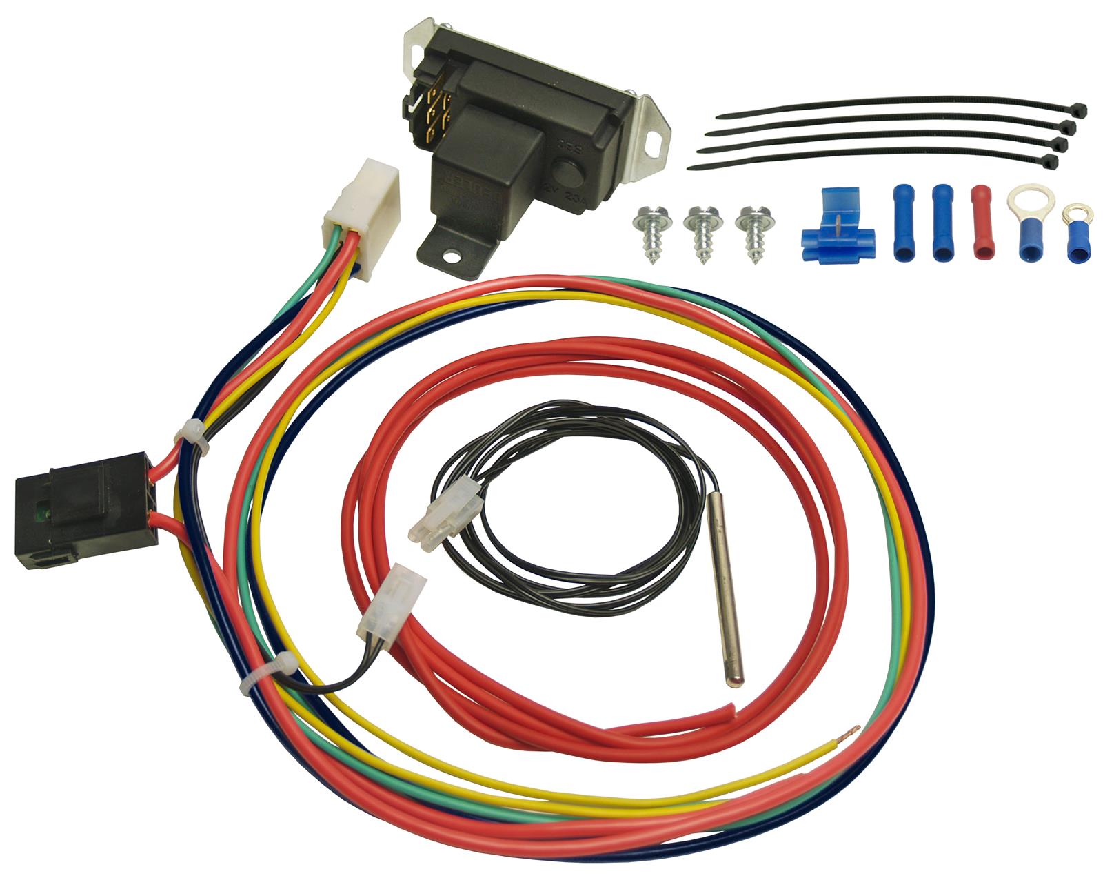 Derale Cooling Products 16759 Derale Deluxe Adjustable Fan Controllers with Radiator Probes - Intensery