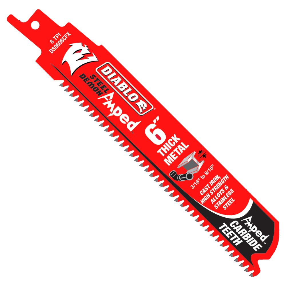 Diablo Tools 6 Steel Demon Amped Carbide Blades for Thick Metal Cutting - Intensery