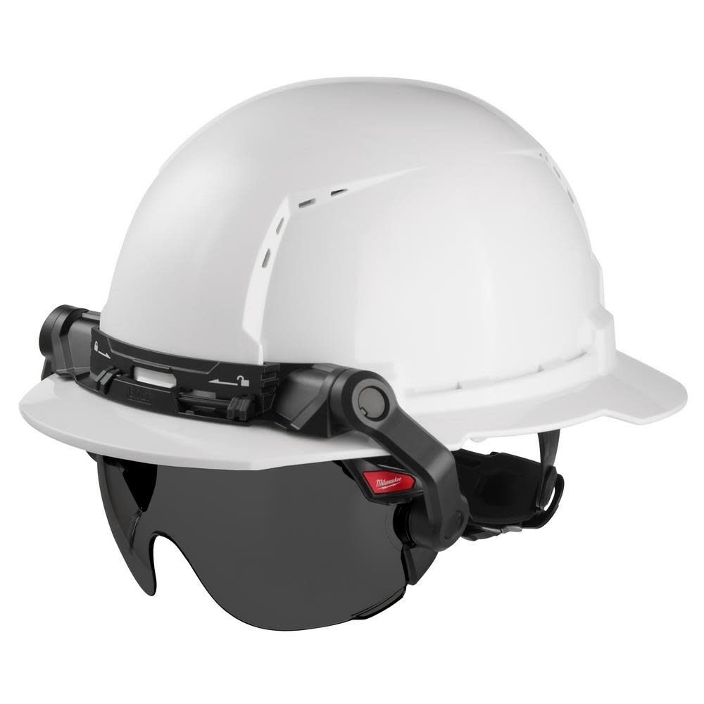 Milwaukee BOLT Eye Visor Tinted Dual Coat Lens Compatible with Milwaukee Safety Helmets and Hard Hats - Intensery