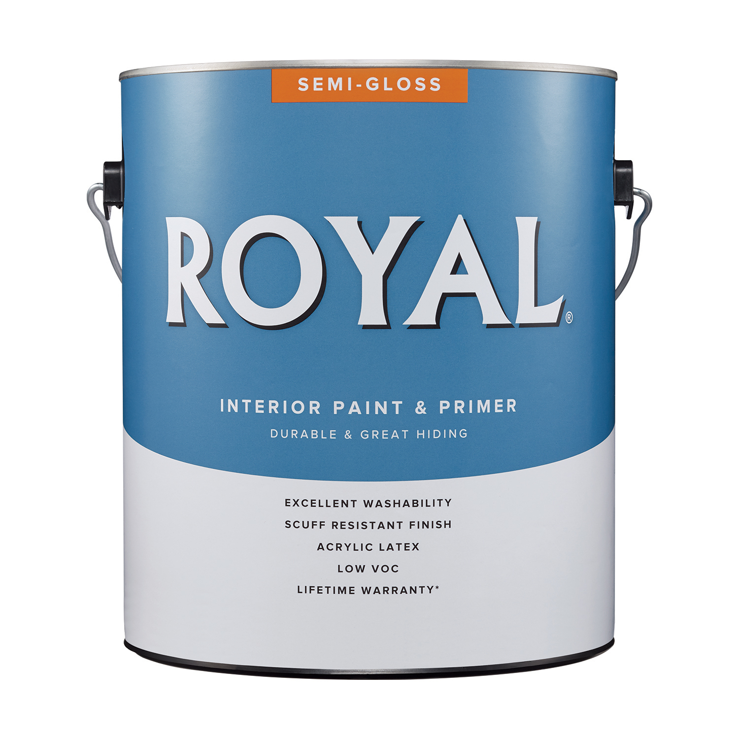 Royal Semi-Gloss Tint Base Ultra White Base Paint Interior 1 gal - Intensery