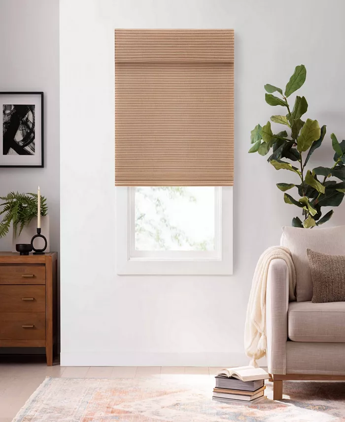 Eclipse Bamboo Cordless Light Filtering Privacy Roman Shade， 72