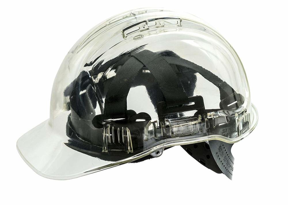Peak View Ratchet Vented Hard HatClear - Intensery