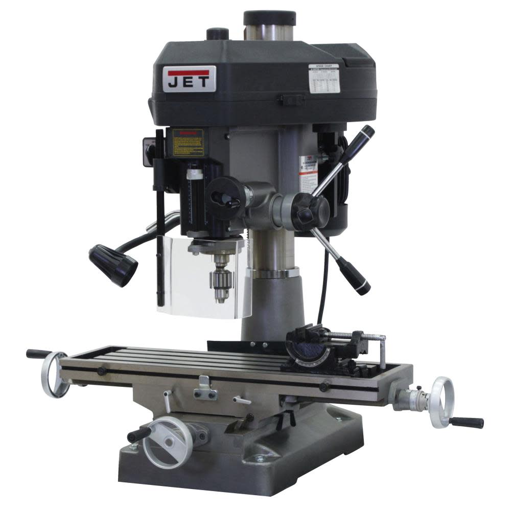 JMD-18 Metal Working Mill/Drill with R-8 Taper 2HP 115/230V 1PH - Intensery
