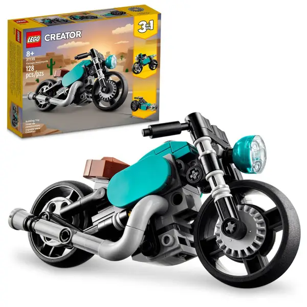 LEGO Creator Vintage Motorcycle 31135 Building Toy Set - Intensery