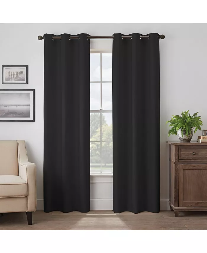 Eclipse Martina Solid Absolute Blackout Window Panel Collection - Intensery