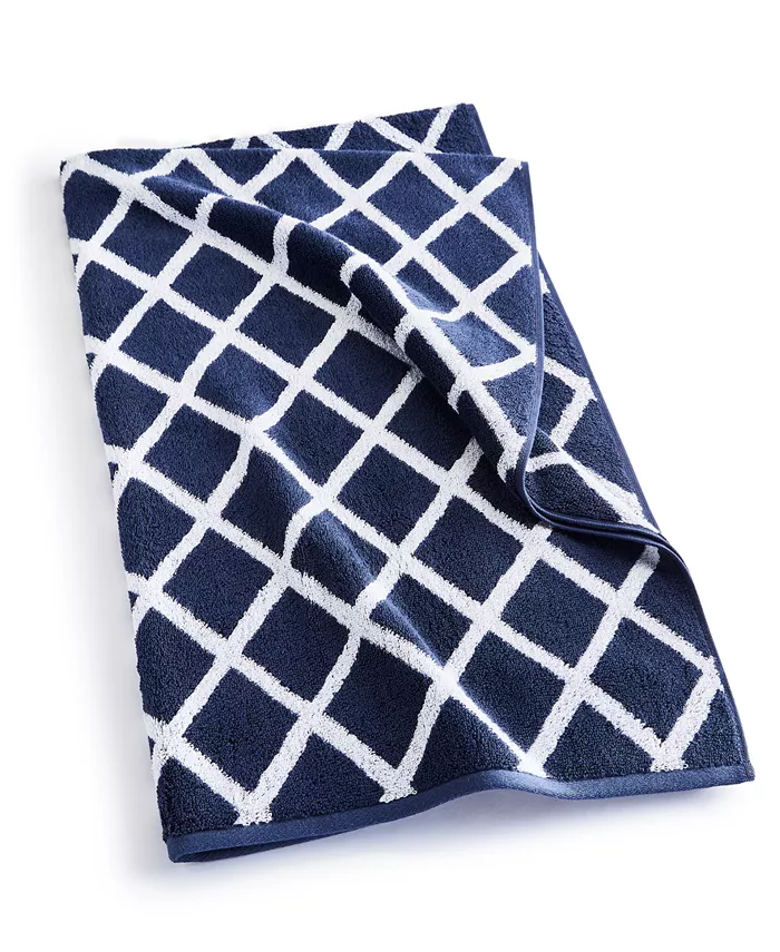 Lauren Ralph Lauren Sanders Diamond Cotton Bath Towel - Intensery