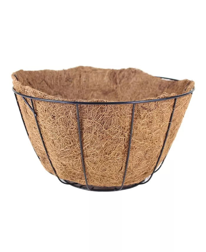 Pride Garden Products Hanging Baskets with AquaSav Coco Liner， 12 inch - Intensery
