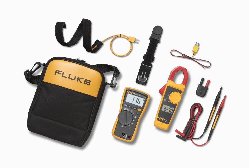 Fluke 116/323 HVAC Combo KitIncludes Multimeter and Clamp Meter - Intensery