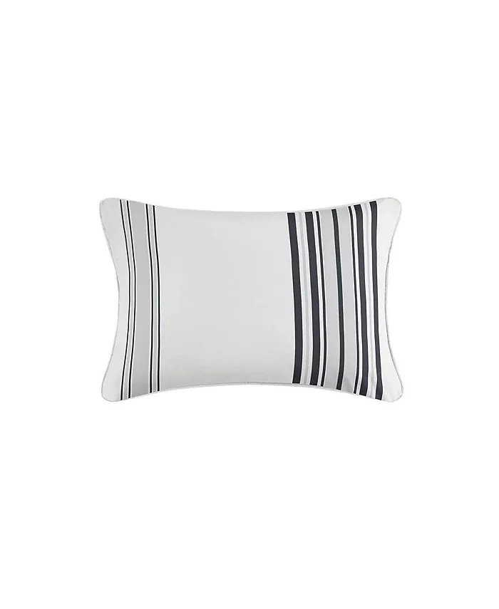 Gracie Mills Newport Printed Stripe 3M Scotchgard Outdoor Oblong Pillow -20 X 14