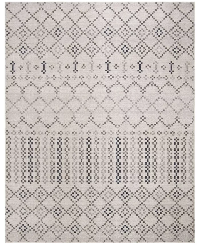 Safavieh Montage Gray and Charcoal 9' x 12' Outdoor Area Rug - Intensery