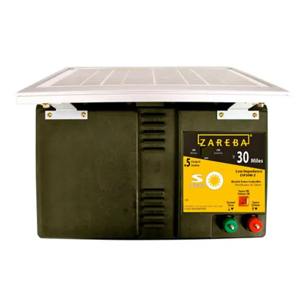Zareba 30 Mile Solar Electric Fence Energizer - Intensery