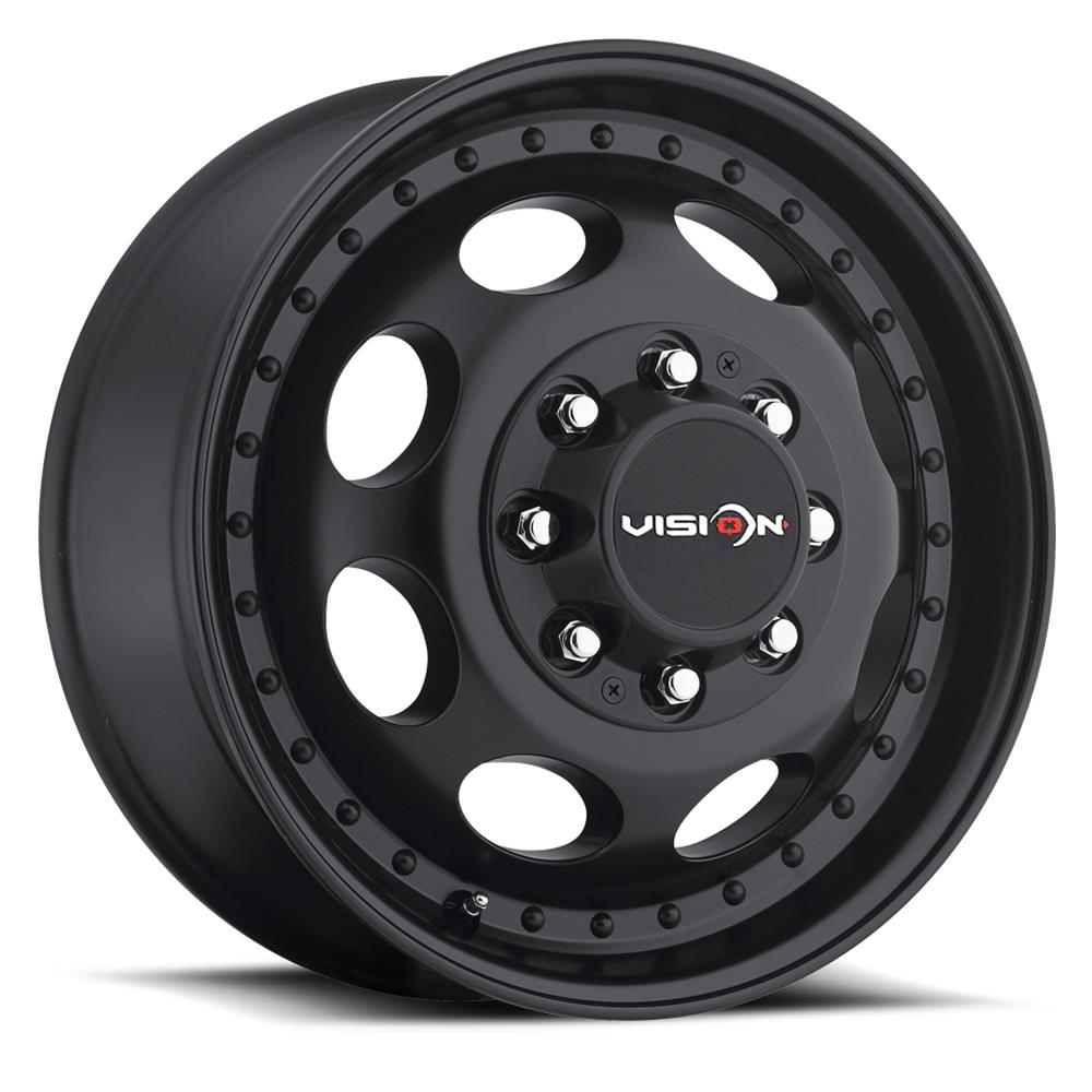 Vision Wheel 181Z7679MBF Vision HD 181 Hauler Dually Series Matte Black Wheels - Intensery