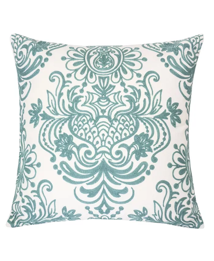Homey Cozy Kinsley Cotton Square Decorative Throw Pillow - Intensery
